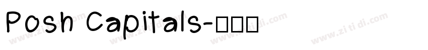 Posh Capitals字体转换